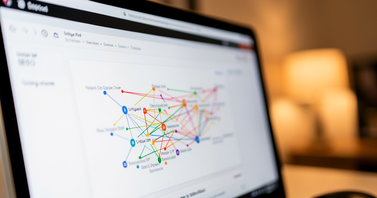 Unique IPs backlink audit SEO tool showing referring domains network