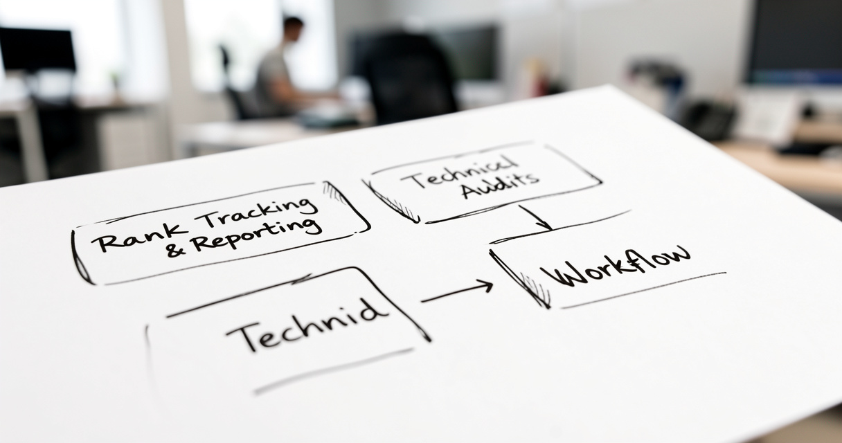 Decision flowchart for choosing between SE Ranking and Screaming Frog SEO tools
