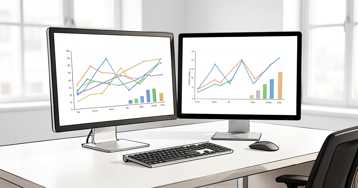 Ahrefs vs Majestic SEO tool comparison on a marketer's screen